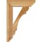 Ekena Millwork Olympic Slat Rough Sawn Bracket, Western Red Cedar, 4"W x 18"D x 26"H BKT04X18X26OLY06RWR - alternate 2